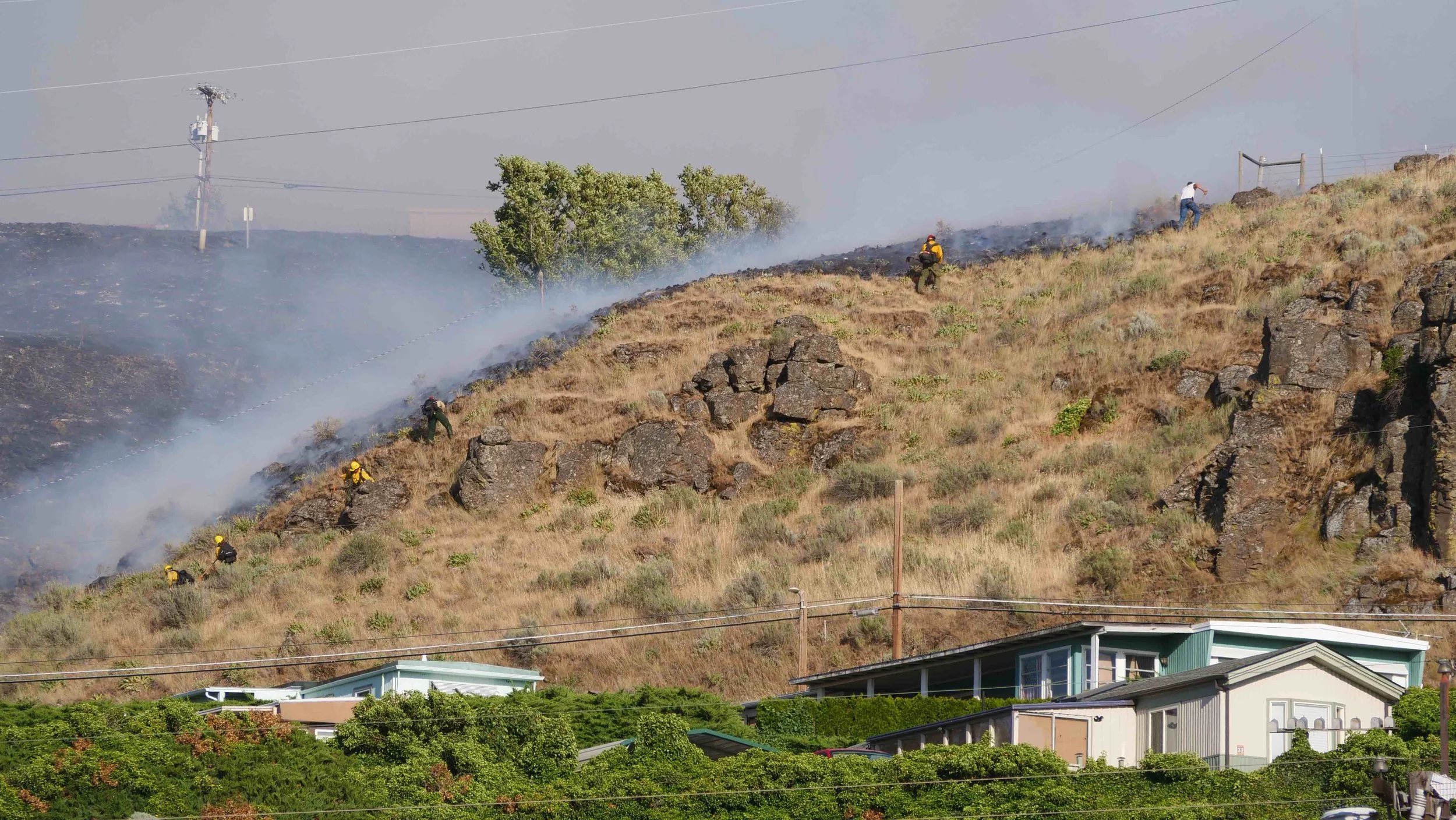 MILEPOST 87 FIRE in The Dalles — Columbia Community Connection